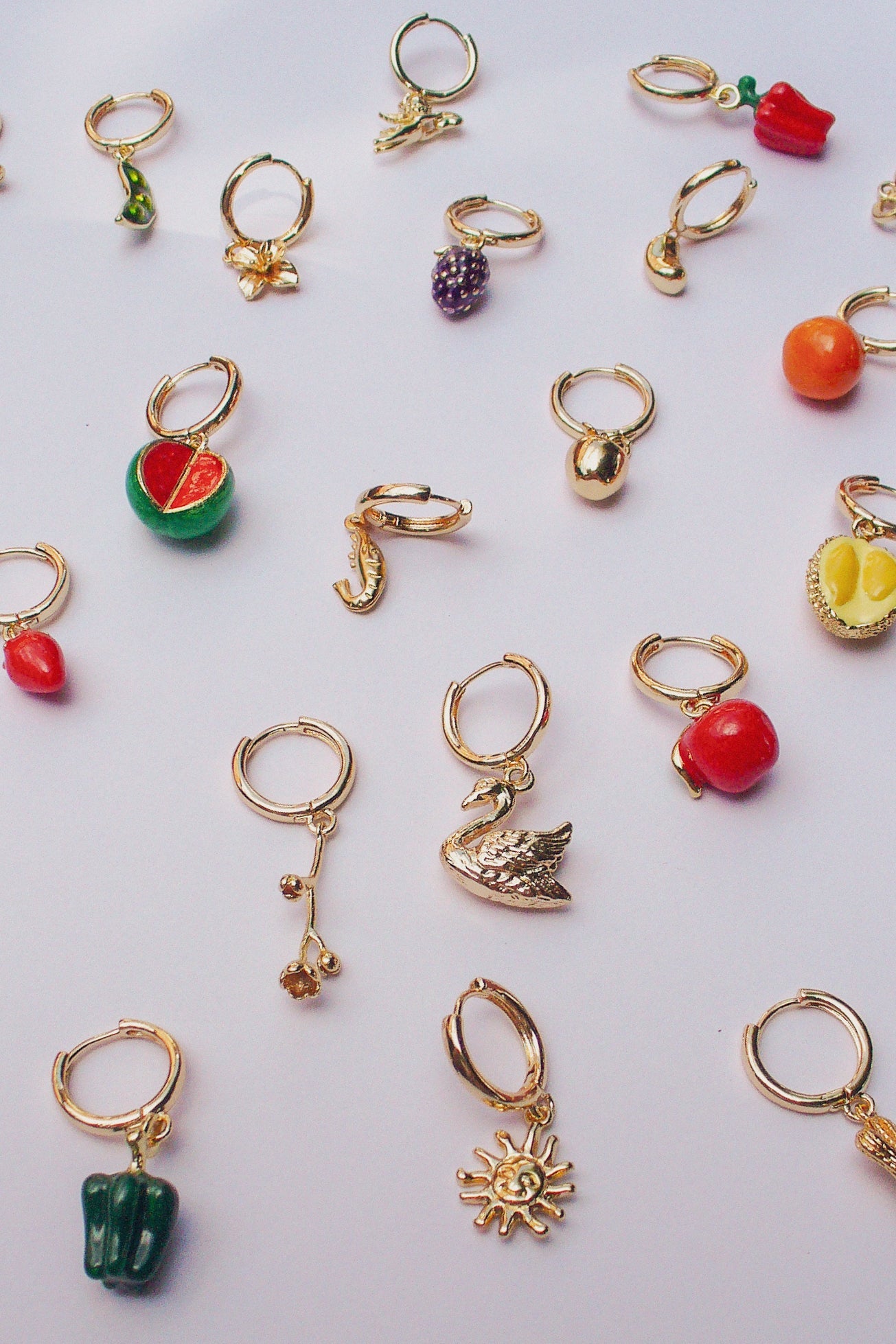 Pick n Mix Charm Hoop Earrings (single) - blóma!Sunblóma!EarringsSun