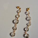 Quartz Nugget Earrings - blóma!Goldblóma!EarringsGold