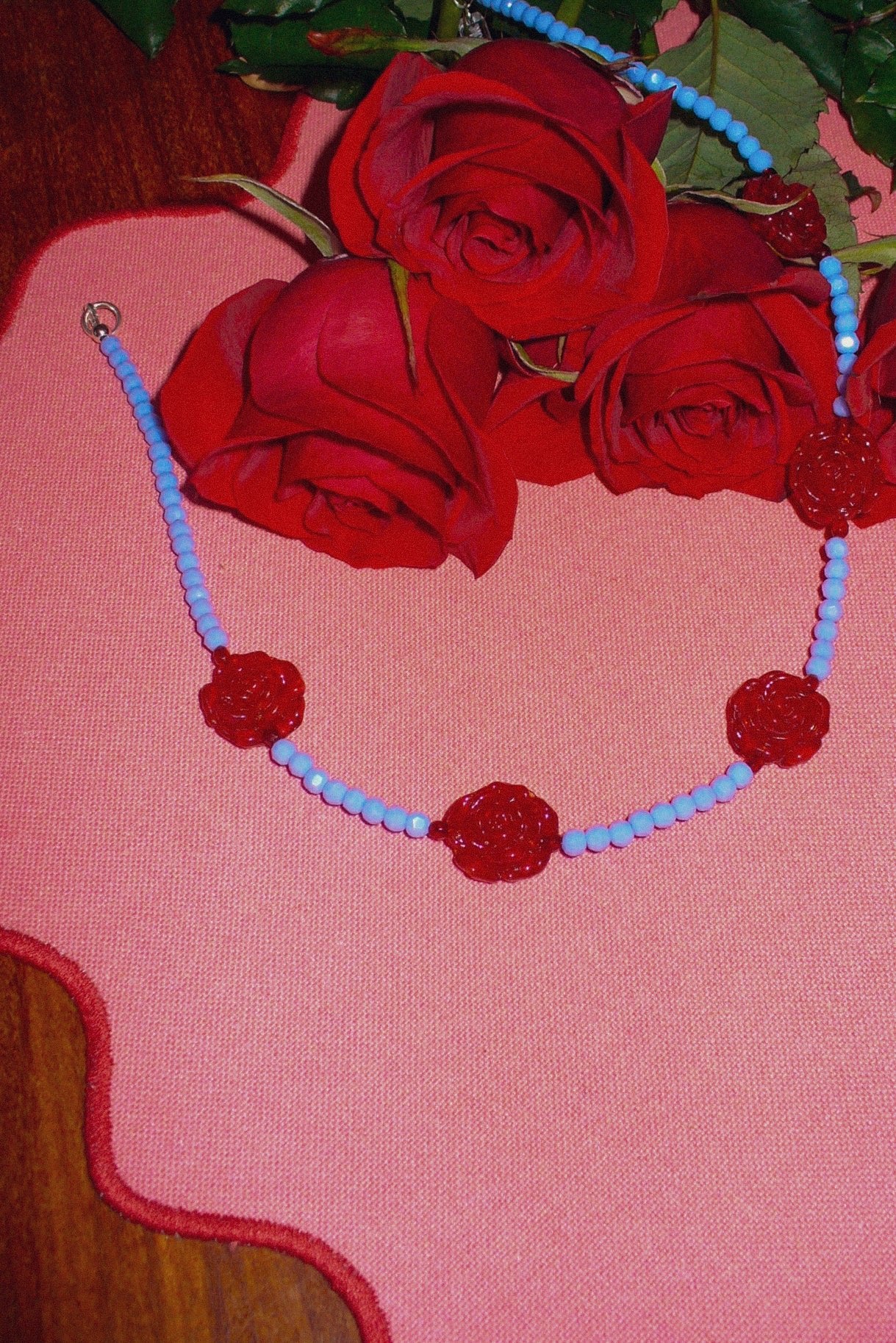 Rosette necklace - blóma!blóma!