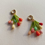 Tulip Bouquet Mini Hoop Earrings - blóma!GoldblomashopEarringsGold