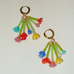 Wildflower Bouquet Mini Hoop Earrings - blóma!GoldblomashopEarringsGold