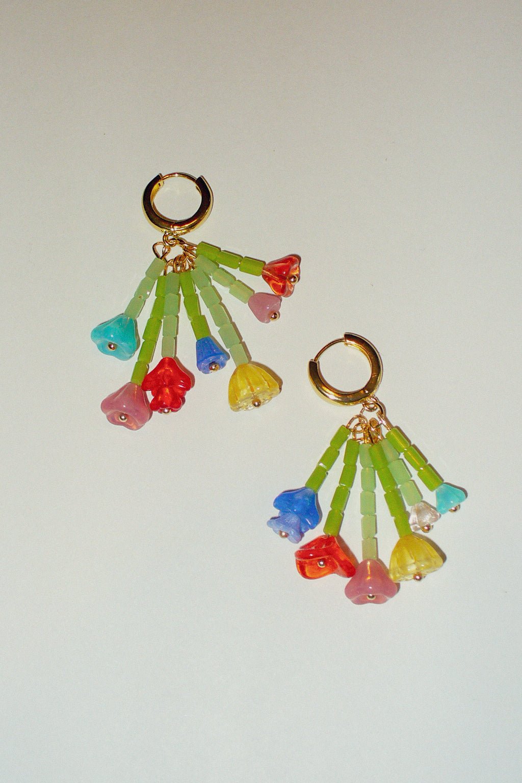 Wildflower Bouquet Mini Hoop Earrings - blóma!GoldblomashopEarringsGold