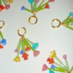 Wildflower Bouquet Mini Hoop Earrings - blóma!GoldblomashopEarringsGold