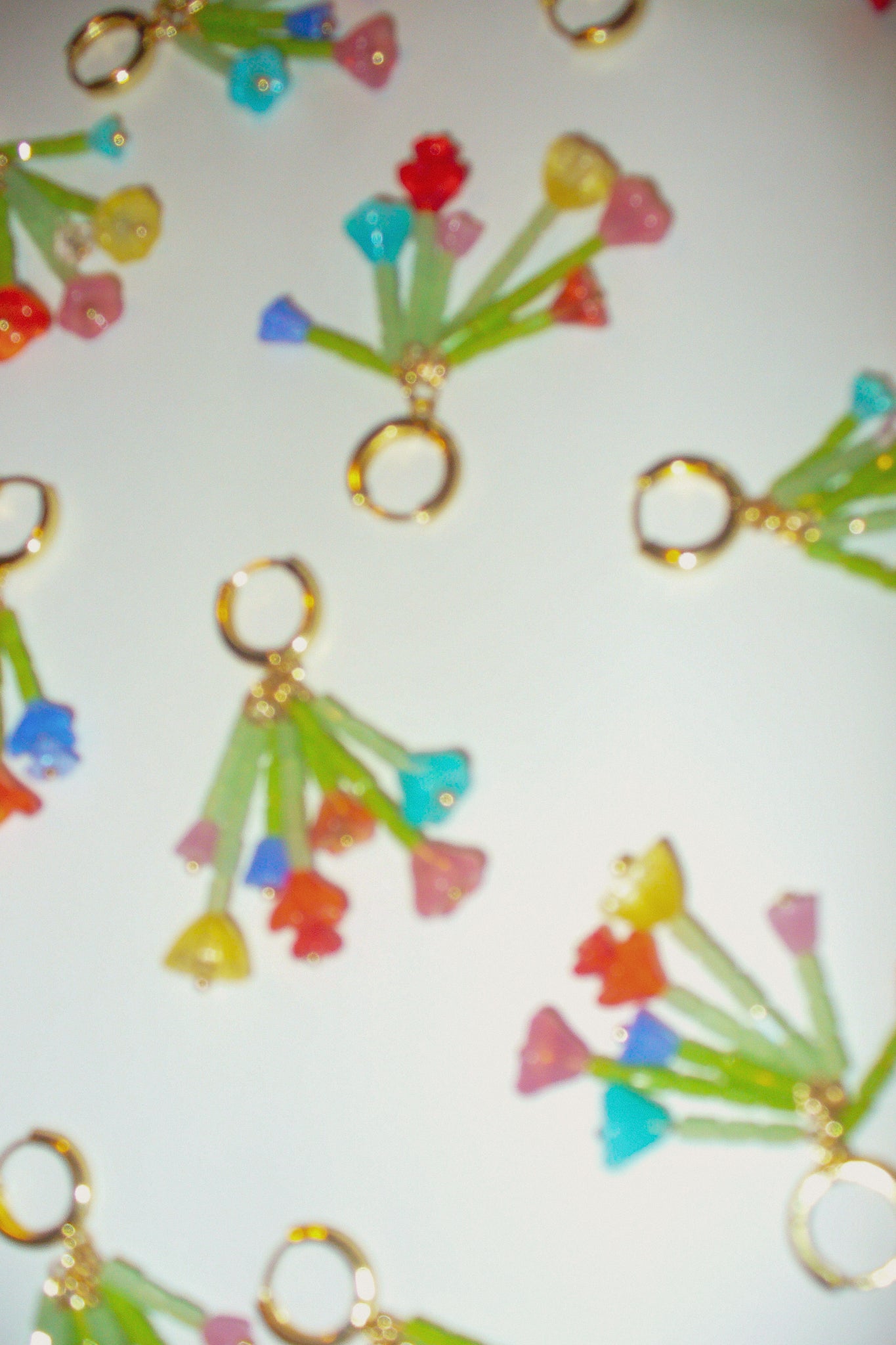 Wildflower Bouquet Mini Hoop Earrings - blóma!GoldblomashopEarringsGold